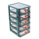 thumbnail image 5 of unbranded 1Ud Organizador De Almacenamiento Compacto De Escritorio Verde Con Cajones, 5 of 8