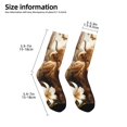 thumbnail image 2 of Naloa Adorable Calf Butterflies Champagne Kids Socks Unisex Kids and Toddlers' Crew Socks, ,1 Pairs, 2 of 5