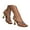 Brown, variant on Stiletto Dressy Sandals for Women 2025 Glitter Rhinestones Square Toe High Heels Slip on Dress Shoes