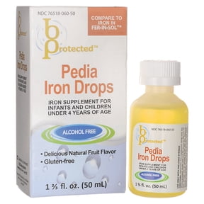 Fer In Sol Dropper Enfamil Fer-In-Sol Iron Supplement Drops, Infant and Toddler Brain ...
