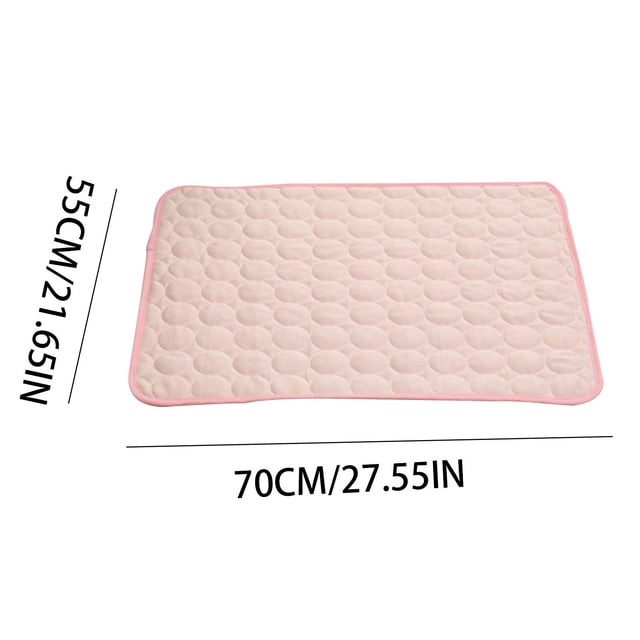 Agiferg Summer Pet Ice Mat Dog Food Mat Ice Silk Mat