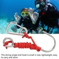 thumbnail image 3 of Stainless Steel Diving  Hook With Quick Release Buckle And Sturdy Umbrella Rope, 3 of 8