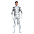 thumbnail image 3 of Disfraz de cosplay sexy y ajustado de Zawaland, conjunto de lobo de nieve con estampado 3D de animales, mono Zentai completo con cola, mono de fiesta, 3 of 5
