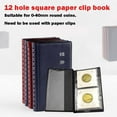 thumbnail image 3 of Wosthever Hogar 60 bolsillos monedas Mini colección almacenamiento Protector libro portátil fichas sellos álbum carpeta organizador dinero Type3 NO3, 3 of 6