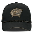 thumbnail image 2 of Men's-Fanatics  Black Columbus Blue Jackets Military Appreciation Authentic Pro A-Frame Adjustable Hat, 2 of 5