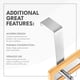thumbnail image 4 of Ganchos para toallas ToiletTree Products de bambú y acero inoxidable, 4 of 9