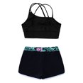 thumbnail image 4 of Miaeowve Kids Girls Sports Swimming Workout Outfits Backless Tank Top Camisole Vest with Elastic Wide Lily 14, 4 of 5