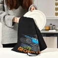 thumbnail image 3 of Cartoon Monster Truck Kitchen Dish Towels Set of 1, Blue Big Off Road Washable Tea Towels Dishcloths Lint-Free 18x28 Inch Fast Drying for Kitchen Restaurant Bar Clean, 3 of 7