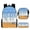 Blue, variant on Womens Ice Cream Series 3 Piece Backpack Set Cute College School Bookbag Back to School Backpack for Women