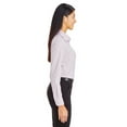thumbnail image 4 of Devon & Jones CrownLux Performanceâ„¢ Ladies' Micro Windowpane Shirt - DG540W, 4 of 4