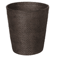 thumbnail image 6 of Kouboo Loma Round Rattan Paper Waste Basket, Bathroom, Basket for Dry Or Organic Waste, Basket Garbage, Container Bin, Black Antique, 6 of 6