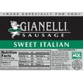 Gianelli Sweet Italian Style Bulk Pork Sausage, Fresh, 1.1 1.4 lb Tray