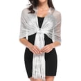 thumbnail image 1 of Sparkling Metallic Shawls and Wraps for Bridal Weddings/Evening Party/Formal Dresses, 1 of 5