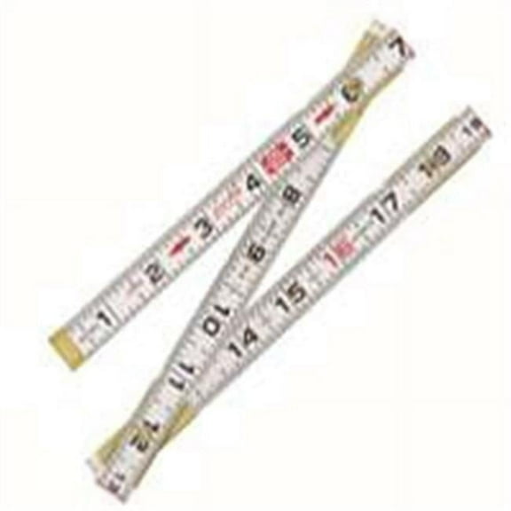 Lufkin 066F 6 Ft. By .62 In. Flat Reading Wood Rule - Natural Wood Color 6 Feet-