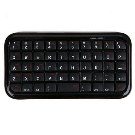 Sony Wireless Keypad HDE Bluetooth 3.0 Keyboard Mini Travel Size Wireless Pocket Keypad for Sony Playstation PS4/Tablet/Smartphones ()