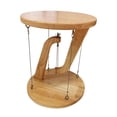 thumbnail image 2 of HILABEE Tensegrity Structure Floating Table Home Office Decor Wooden Early Education Toy Round, 2 of 9