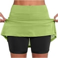 thumbnail image 1 of FNFYFH Clearance Womens Exercise Loose Fit Solid Color Summer Athletic Shorts Stretchy Sport Shorts，Green, 1 of 6