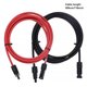 thumbnail image 5 of Seitruly Extensor de Cable de extensión a prueba de polvo para Panel Solar, 2 piezas, 10AWG/6mm², accesorio de alambre de cobre aislante de doble capa Electrónica miscelánea 3 metros, 5 of 6