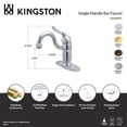 thumbnail image 4 of Kingston Brass KB1482PL Victorian One-Handle 1-Hole Deck Mount Bar Faucet in Polished Brass, 4 of 5