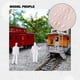 thumbnail image 3 of 100Pcs HO Scale 1:100 White Model People Unpainted Figures, 3 of 5