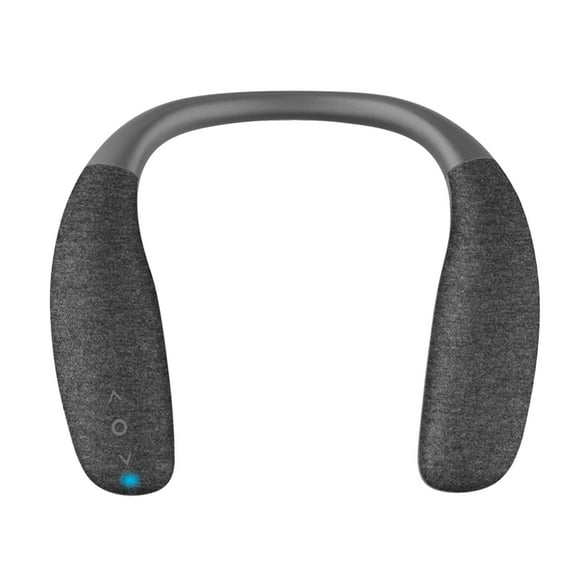 lionlar 3D Stereo Sound Neckband Wearable Bluetooth Speakers Earphone for TV Calls Black
