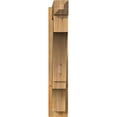 thumbnail image 2 of Ekena Millwork 6"W x 26"D x 34"H Balboa Rough Sawn Craftsman Outlooker, Western Red Cedar, 2 of 4