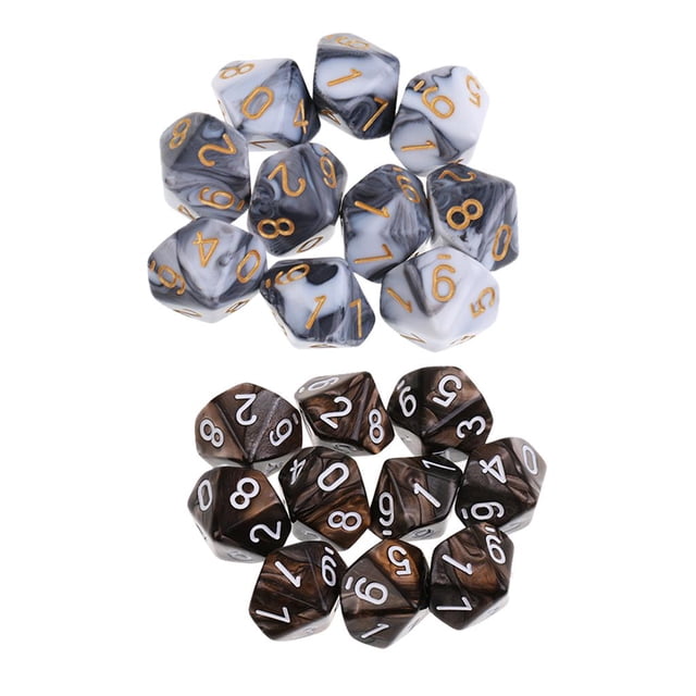 de dados caras de 20 piezas, colores de 16 mm de , regalos, enseñanza CUTICAT Juguetes de juego de fiesta