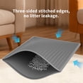 thumbnail image 6 of Portable Cat Litter Box + Mat, Large Space Design, Fully Enclosed Front Entry & Litter Filter Pedal, Covered Kitty Toilet for Odor Control, 6 of 8