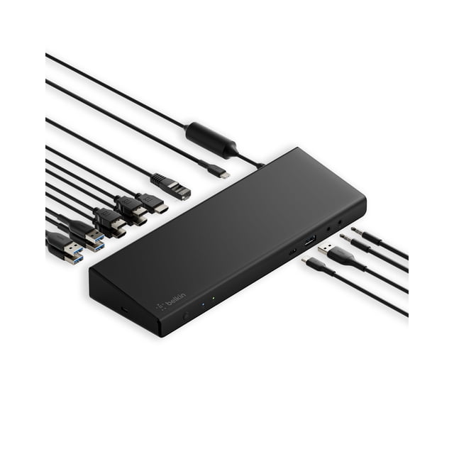 Estación de acoplamiento Belkin DisplayLink 85W PD de triple pantalla