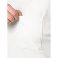 thumbnail image 4 of Time and Tru Women's Cotton Boyfriend Pocket Tee with Short Sleeves, Sizes XS-XXXL, 4 of 8