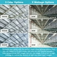 thumbnail image 4 of Luxrite 4FT LED Strip Light Fixture, 34W/38W/45W, Up to 5940 Lumens, 3 Color Selectable 3500K-5000K, Dimmable, Damp Rated, UL Listed, 4 of 7