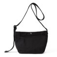 thumbnail image 1 of Bolsos de hombro de lona para mujer Bolso bandolera de gran capacidad Bolso sólido (Negro), 1 of 7