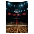 thumbnail image 3 of Ambesonne Teen Room Tablecloth Rectangular Table Cover, Arena Stadium Sports, 60"x90", Multicolor, 3 of 4