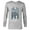 Athletic Heather, variant on Disney Haunted Mansion Official Live-Action Movie H.M. Logo - Long Sleeve T-Shirt for Men - Customized-Navy