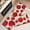 Fruit Red Apple, variant on Red Apple Home Kitchen Rugs and Mats Non Skid Washable Set of 2, Farmhouse Apples Kitchen Mats for Floor, Vintage Kitchen Runner Rug, Fruits Kitchen Decor