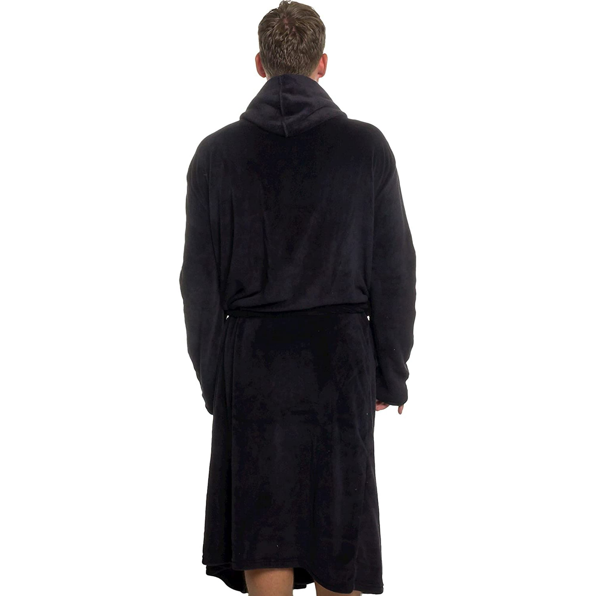 Robe a Capuche Homme Chale en Peluche Kimono Peignoir Walmart