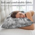 thumbnail image 5 of Black Grey Ombre Pillow Covers, Linen Long Throw Pillow Case, Gradient Abstract Art Vintage Holiday Pillow Protector Decorative Cushion Cover for Living Room/Bedroom 24" x 36", 5 of 8