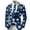 Blue, variant on MUXiin Boys Jacket Christmas Suit for Boy Christmas Snowflake Print Blazer, Festive Casual Suit for Holiday Party,Black,11-12 Years