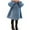 Blue, variant on Huowey Infants Children In The Long Woolen Cloth And Cotton Baby Girls Thickening Double Coat In Winter Holiday Dailywear, 3-4 Years