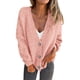 thumbnail image 1 of Suéter Cardigan PRETTYGARDEN para Mujer Otoño 2025 Rosa Talle S, 1 of 7