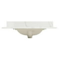 thumbnail image 2 of Pemberly Row 36" Modern Stone Vanity Top with Sink in Calacatta White, 2 of 7