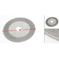 thumbnail image 2 of Unique Bargains Silver Tone 4" OD 1mm Thickness Diamond Grinding Wheel Cutter, 2 of 2