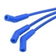 thumbnail image 2 of 45° 135° Spark Plug Ignition Wire Set with Dust Cover, 8.5mm Diameter High Performance Replacement for Chevy Blue, 2 of 4