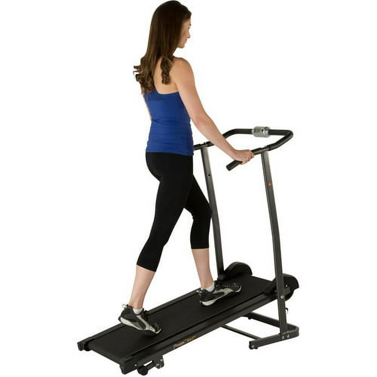 SNK FITNESS 24 Rollers Manual Treadmill Running Machine for Home Gym, Roller Jogging Machine, Foldable Tread Mill