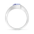 thumbnail image 2 of Angara Natural 1.8 Ct. Tanzanite Solitaire Ring in 14K White Gold for Women (Ring Size: 3), 2 of 9