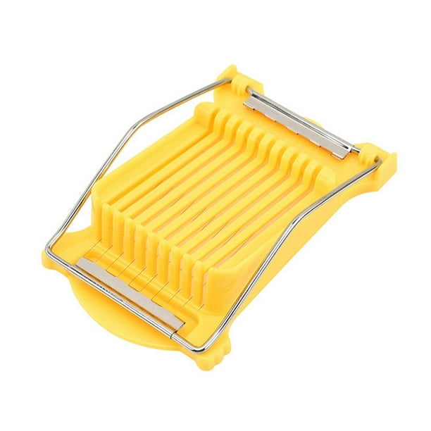 Fiudx Rebanadora de Acero Inoxidable, Versátil Cortadora de Fiambres, Eficiente Cortadora de Frutas, Duradera Cortadora de Jamón y Salchichas, Preparación Rápida de Huevos y Champiñones, Esencial par