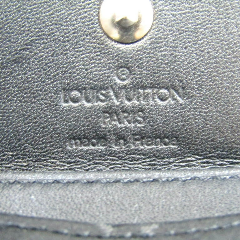Authenticated Used Louis Vuitton Monogram Satin Porte-monnaie Satin M92137  Women,Men Monogram Satin Coin Purse/coin Case Noir