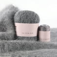 thumbnail image 1 of Set de bola de hilo 2 Strand Winter Bufanda de invierno Mano suave Punto de hilo de crochet Kit Beanie Weaving Supplies Accesorio de costura Gris 50 g 20 g Scienceny HA010946-03, 1 of 6