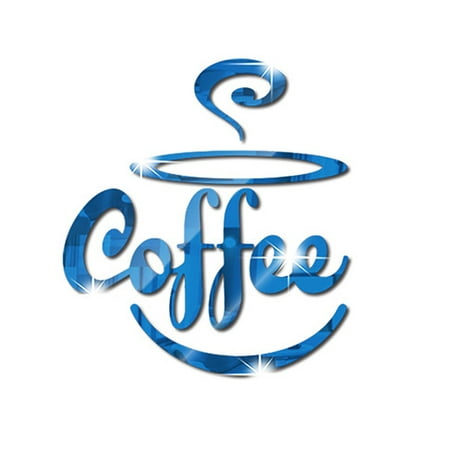 

Acrylic Stickers Coffee Cup Restaurant Decoration Stickers Coffee Cup Wall Stickers Decoration Butterflies for Crafts Small Decals for Walls Locker Lights for School in The Dark for Ceiling Succulent