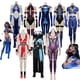 thumbnail image 2 of Disfraz de cosplay de Mileena Katana Kitana de Mortal Combat, mono sexy con máscara para mujeres adultas y niñas, ropa de fiesta de Halloween, juego de rol, 2 of 5
